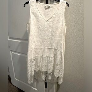 Tru Luxe white tunic